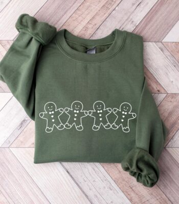 Gingerbread Sweatshirt for Women – Cute Christmas Hoodie Gift