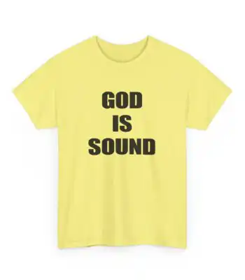 God is Sound T-Shirt – Unisex Minimalist Spiritual Graphic Tee