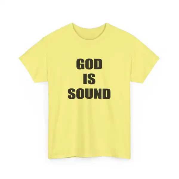 God is Sound T-Shirt – Unisex Minimalist Spiritual Graphic Tee