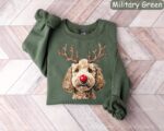 Goldendoodle Christmas Sweater – Fun Reindeer Holiday Shirt