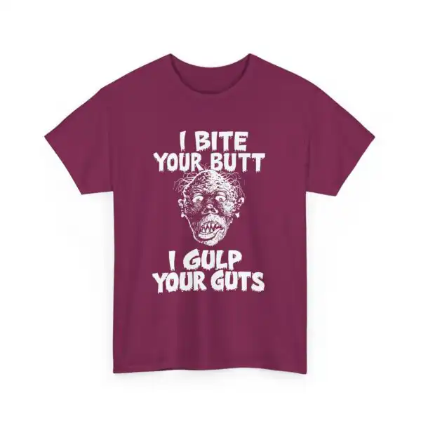 Gore Shriek I Bite Your Butt Tee – Retro Unisex Graphic Shirt
