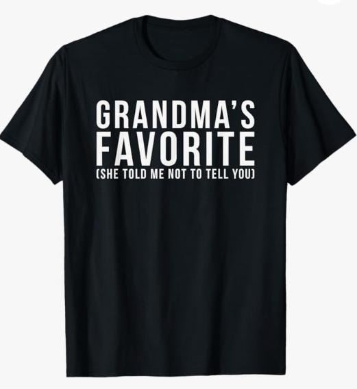 Grandma's Favorite T – Soft Unisex Tee for Grandkids' Love