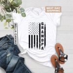Grandpa T-Shirt Gift – Soft American Flag Design for Him