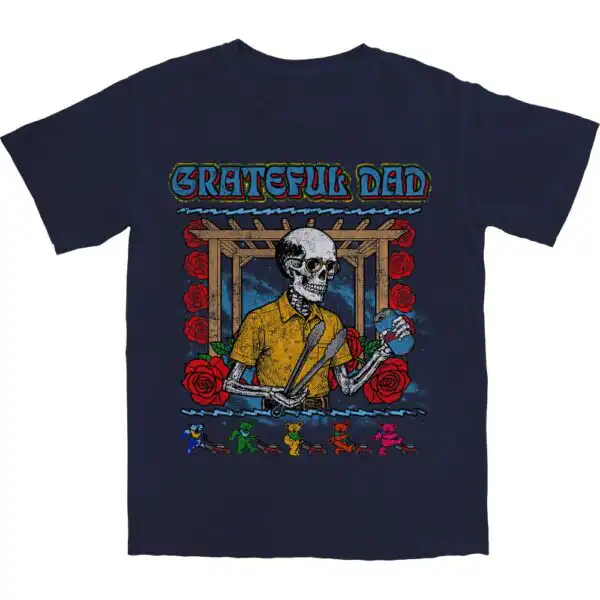 Grateful Dad T Shirt – Soft Cotton Tee for Proud Fathers