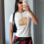 Halloween Ghost Baby Tee – Cute Family Safety Message Shirt