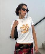 Halloween Ghost Baby Tee – Cute Family Safety Message Shirt