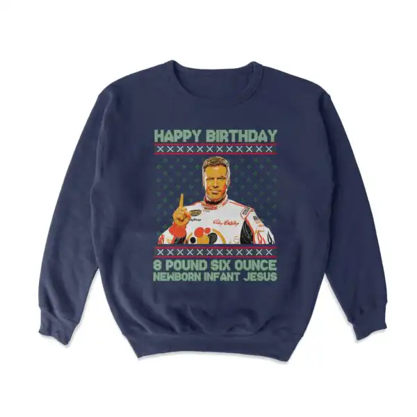 Happy Birthday Infant Jesus Sweater – Soft Holiday Graphic Top