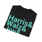 Harris & Walz & Joy & Liberty Shirt – Minimalist Statement Tee