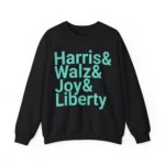 Harris & Walz & Joy & Liberty Shirt – Minimalist Statement Tee