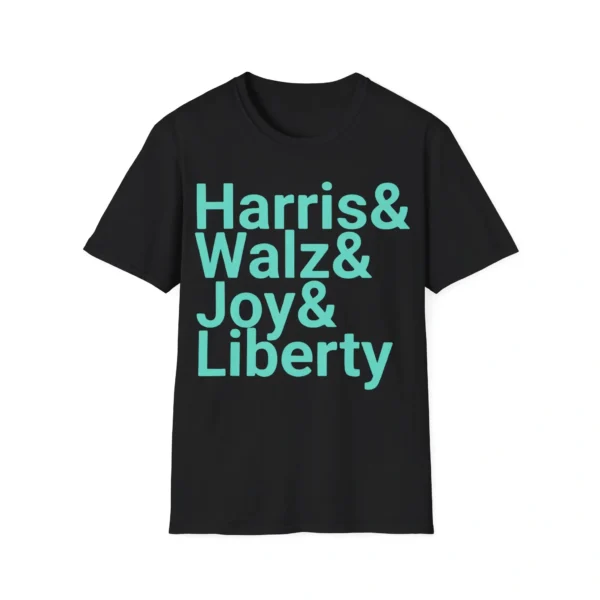 Harris & Walz & Joy & Liberty Shirt – Minimalist Statement Tee