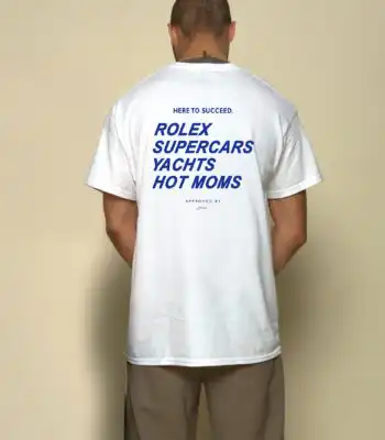 Here to Succeed Graphic Tee – Unisex Cotton Classic Fit Shirt