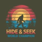 Hide and Seek World Champion Bigfoot T-Shirt – Fun Cotton Tee
