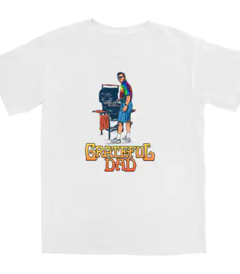 Hippie Dad T Shirt – Soft 100% Cotton Vintage Style Tee