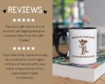 Hold On Overstimulated Mug – Funny Raccoon Gift for Coworkers
