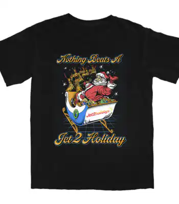 Holiday Santa T Shirt – Soft Cotton Christmas Graphic Tee