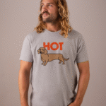 Hot Dog T Shirt – Soft 100% Cotton Casual Graphic Tee