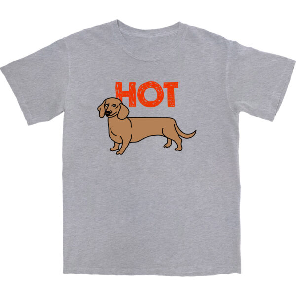 Hot Dog T Shirt – Soft 100% Cotton Casual Graphic Tee