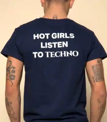 Hot Girls Listen to Techno Tee – Unisex Classic Cotton Shirt