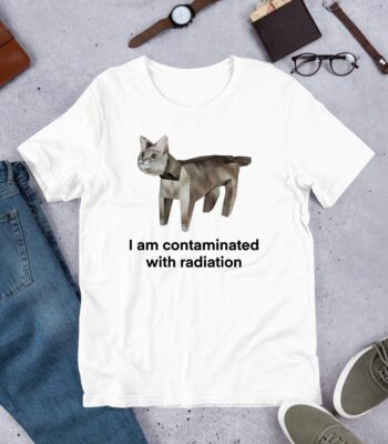I Am Contaminated Funny Cat Meme Shirt – Ironic Unisex Tee