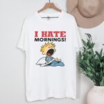 I Hate Mornings Shirt – Funny Retro Cartoon Tee for Night Owls