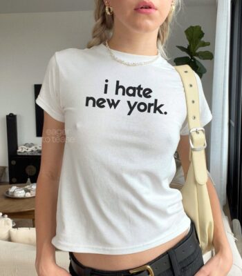 I Hate New York Vintage 90s Baby Tee – Lightweight Unisex Shirt