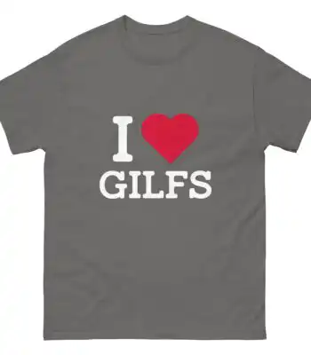 I Heart Gilfs T-Shirt – Comfy Funny Cotton Tee for Everyone