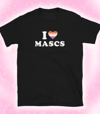I heart mascs unisex tee – soft cotton graphic shirt for fans