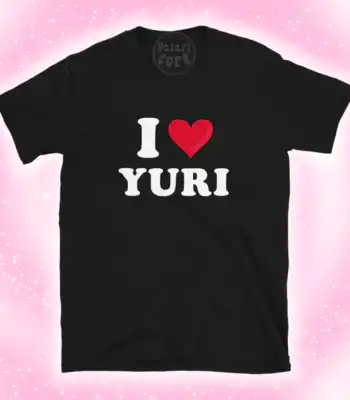 I heart yuri graphic tee – Soft 100% cotton unisex shirt