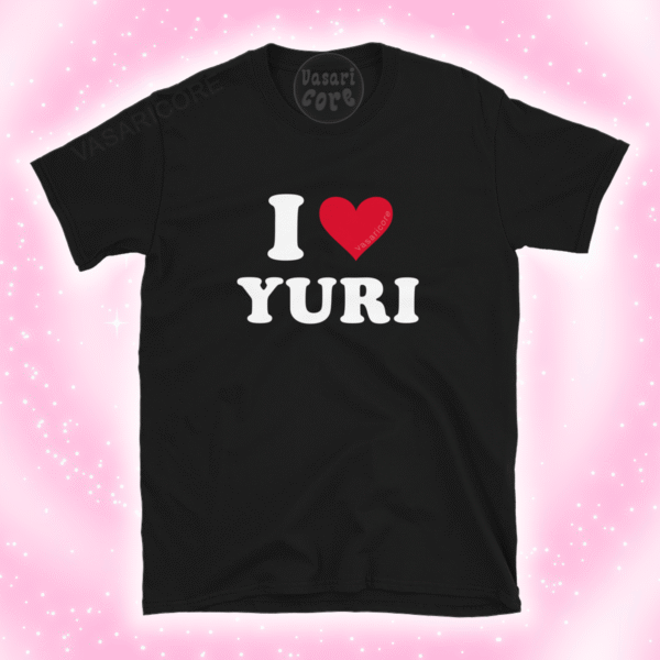 I heart yuri graphic tee – Soft 100% cotton unisex shirt