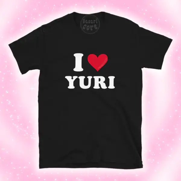 I heart yuri graphic tee – Soft 100% cotton unisex shirt