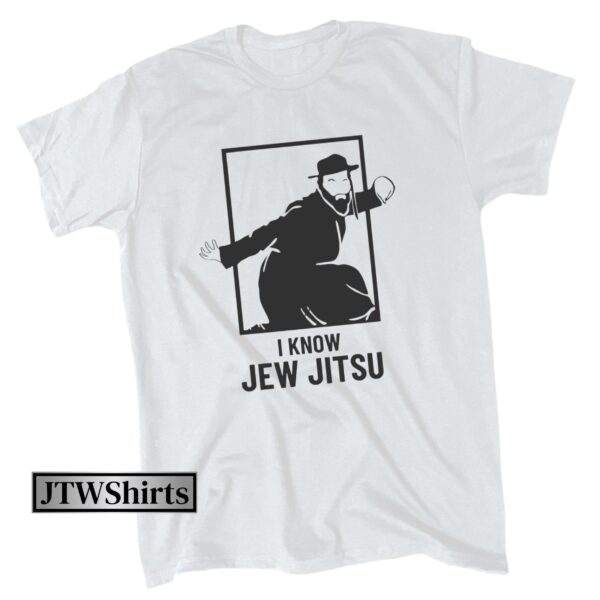 I Know Jew Jitsu Funny Men's T-Shirt - Cotton Crew Neck Tee