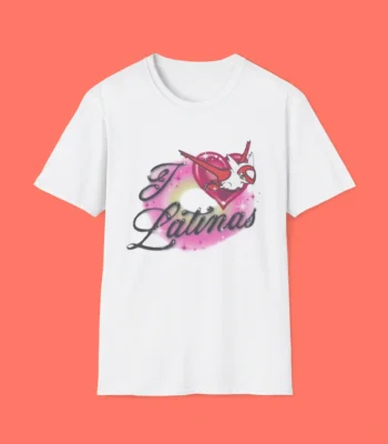 I Love Latinas Pokémon Latias Shirt – Y2K Airbrush Anime Tee