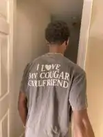I love my cougar girlfriend shirt – bold graphic girlfriend tee