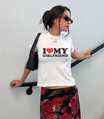 I Love My Girlfriend Boyfriend Tee – Cute LGBTQ Pride Crop Top