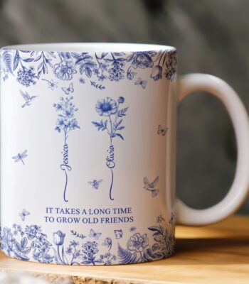 If Besties Were Flowers Mug – Charming Floral Friendship Gift