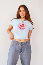 I'm Literally Just a Girl Baby Tee – Funny Red Pink Gift