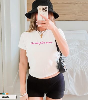 I'm the Plot Twist Shirt – Coquette Aesthetic Baby Tee, Y2K Vibes