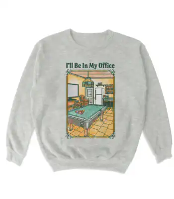 In My Office Garage Crewneck Sweatshirt – Soft Casual Top