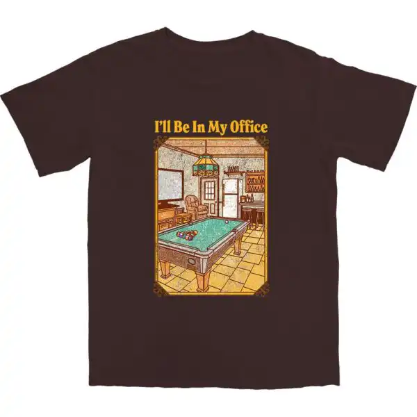 In My Office Garage T Shirt – Soft 100% Cotton Casual Tee