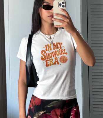 In My Showgirl Era Tee – Retro Concert Graphic Shirt for Fans