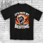 It's Past My Bedtime Funny Skeleton T-Shirt – Ironic Graphic Tee