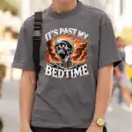 It's Past My Bedtime Funny Skeleton T-Shirt – Ironic Graphic Tee