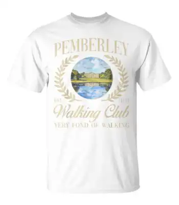 Jane Austen Pemberley Walking Club T-Shirt – Book Lover Gift