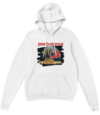 Jew Balance Heavy Blend Hoodie – Soft Cotton-Polyester Comfort
