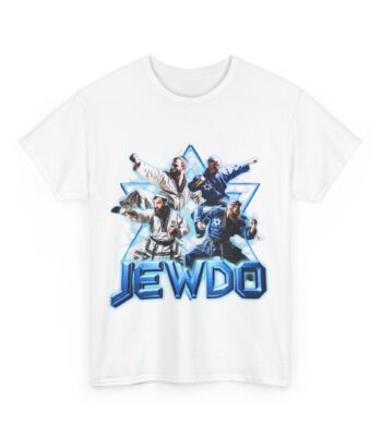 Jewdo. Unisex Heavy Cotton Tee – Classic Fit Casual Shirt