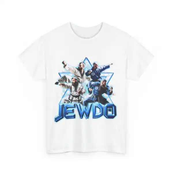 Jewdo. Unisex Heavy Cotton Tee – Classic Fit Casual Shirt