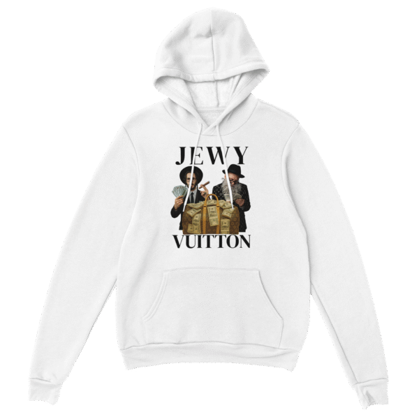 Jewy Vuitton Heavy Blend Hoodie – Soft Comfort with Pouch Pocket
