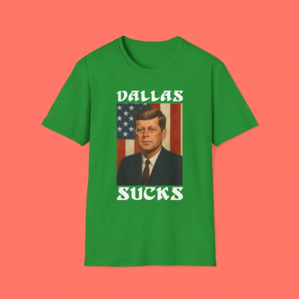 JFK Dallas Sucks Shirt – Retro Americana Humor for Eagles Fans