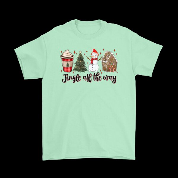 Jingle All the Way Holiday T-Shirt – Cozy Christmas Graphic Tee