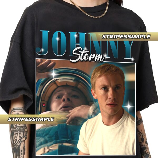 Joseph Quinn Johnny Storm Vintage 90s Style Unisex Tee